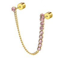 Single earring Marlù Woman Sparkles in Steel Zirconia 31OR0003G-LF - 31OR0003G-LF